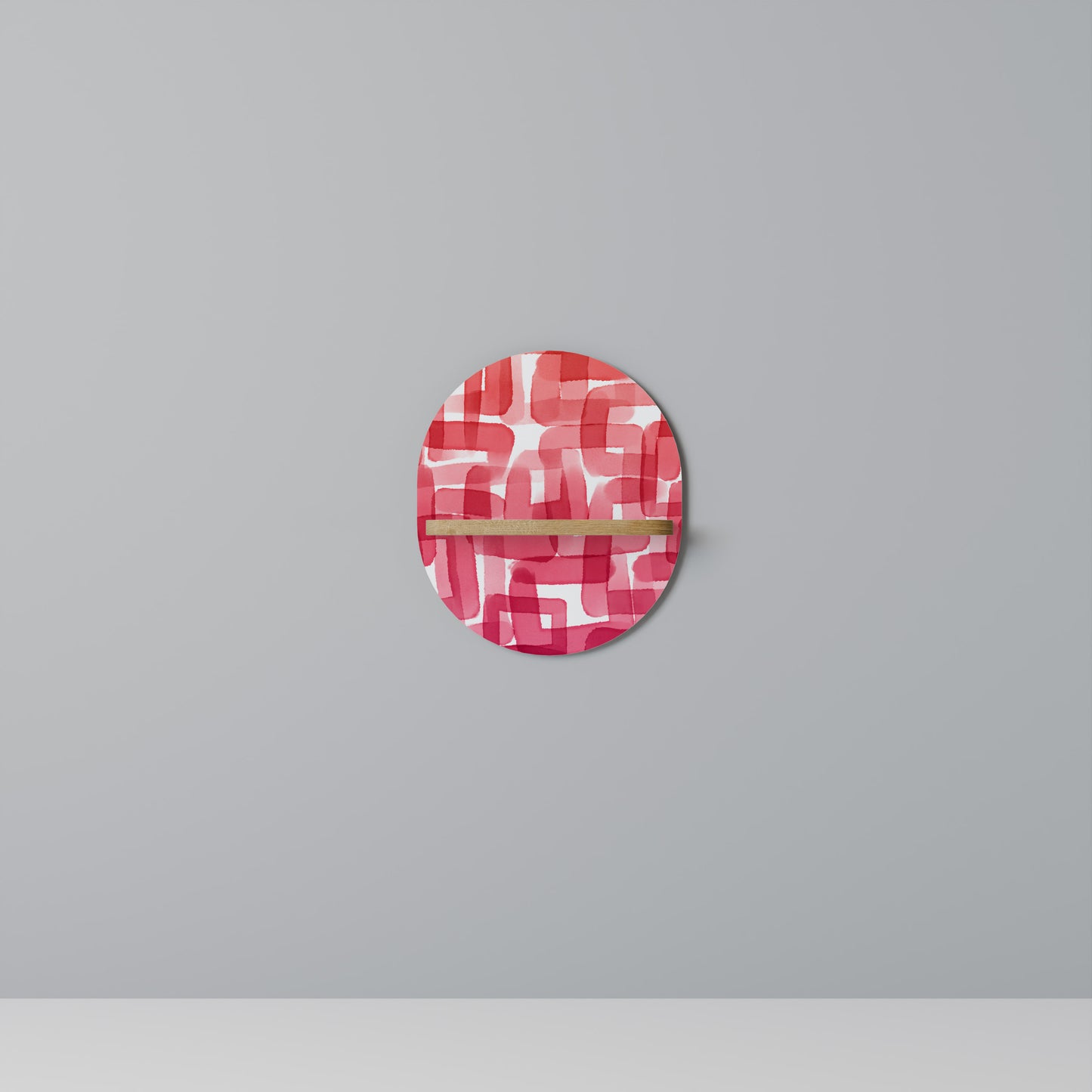 KALEIDOSCOPIC CUBISM Dekoratives Wandregal