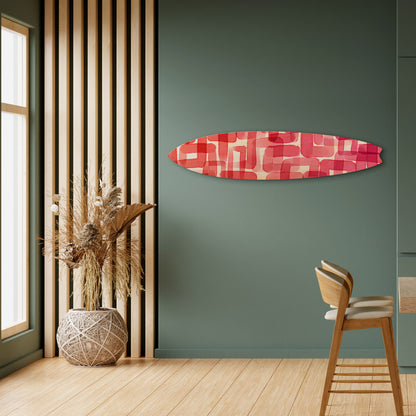 KALEIDOSCOPIC CUBISM Deko-Surfboard