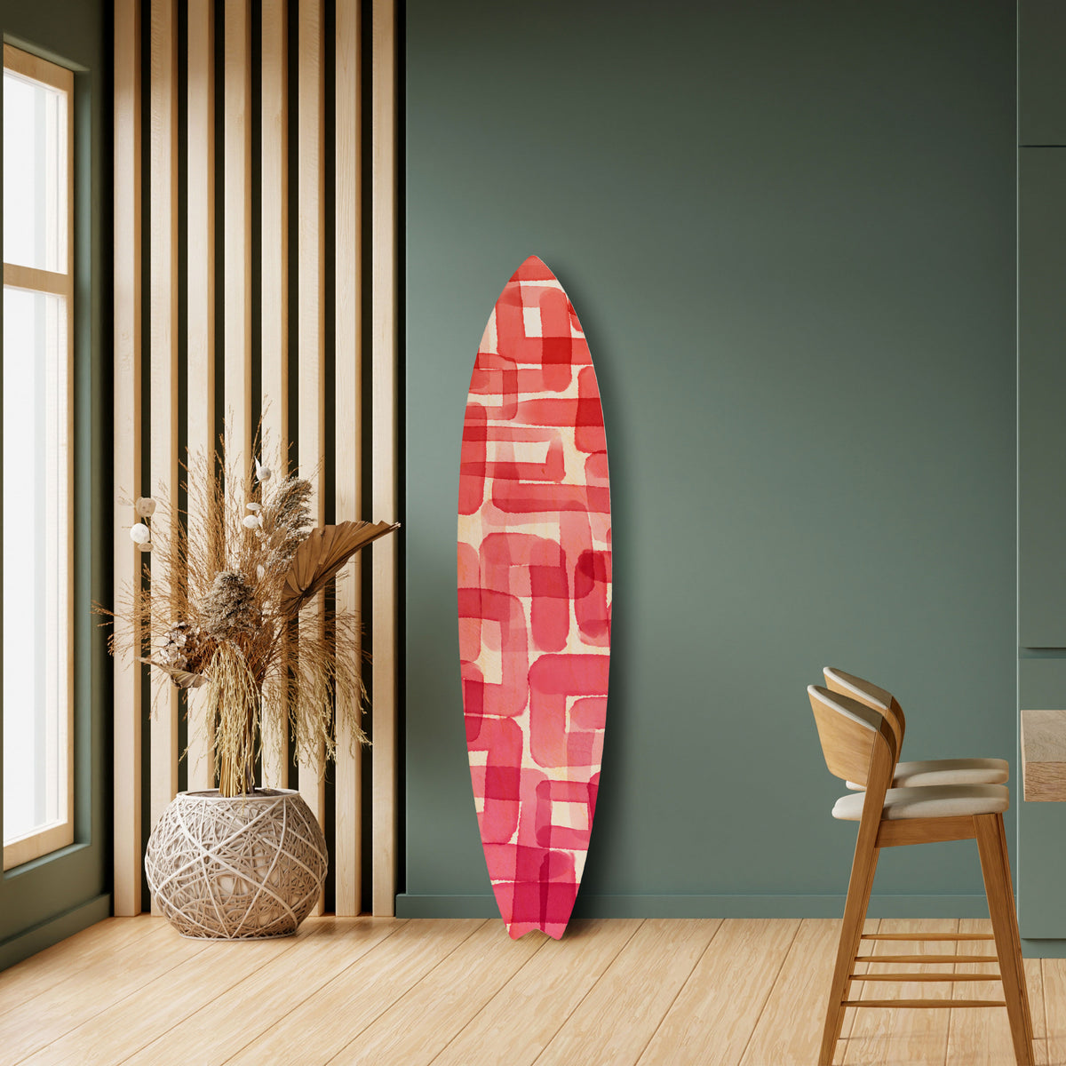 KALEIDOSCOPIC CUBISM Deko-Surfboard
