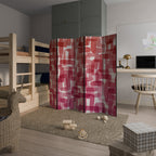 KALEIDOSCOPIC CUBISM Dekorativer Paravent - 5-teilig