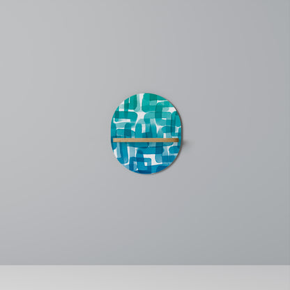 TURQUOISE RECTANGLES Dekoratives Wandregal