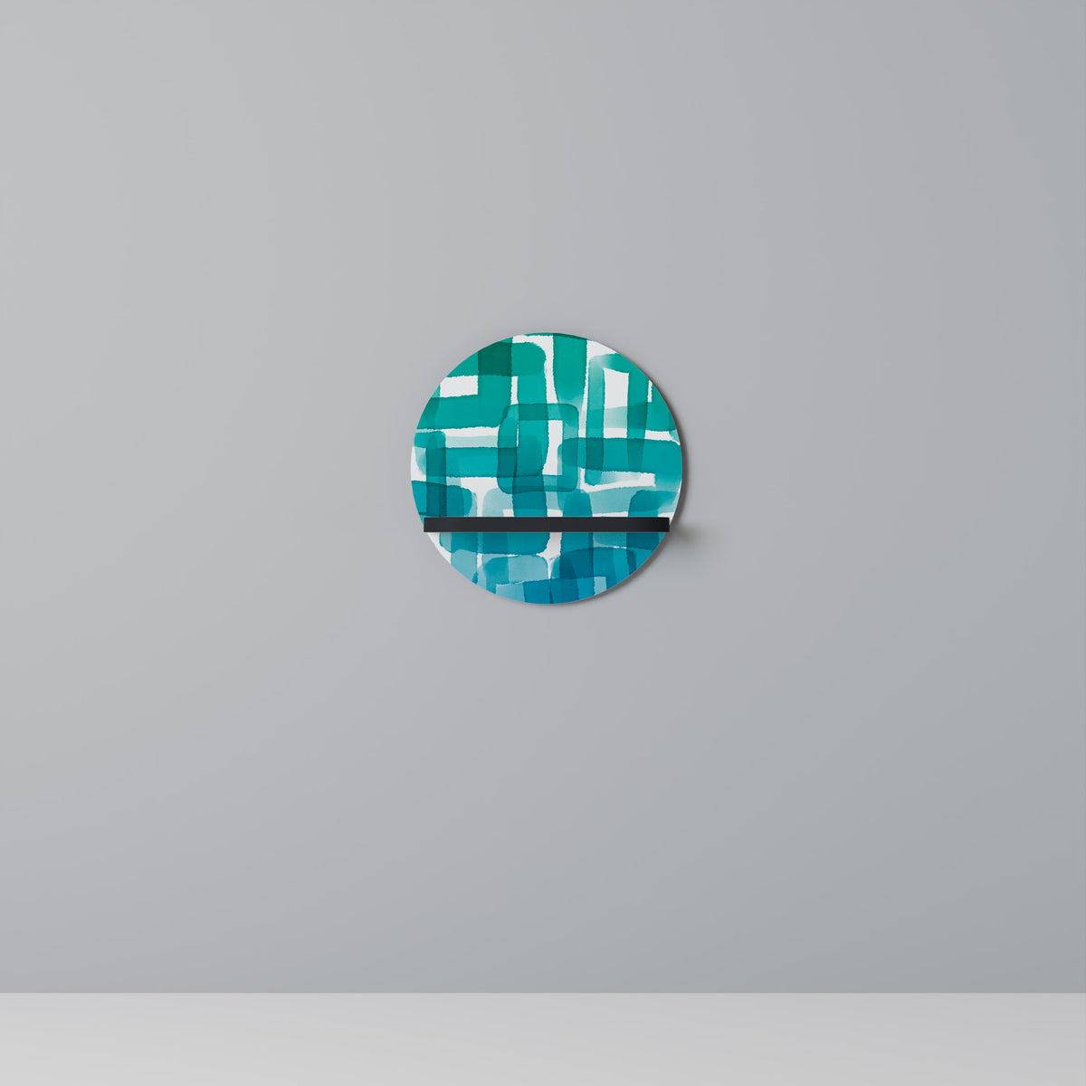 TURQUOISE RECTANGLES Dekoratives Wandregal