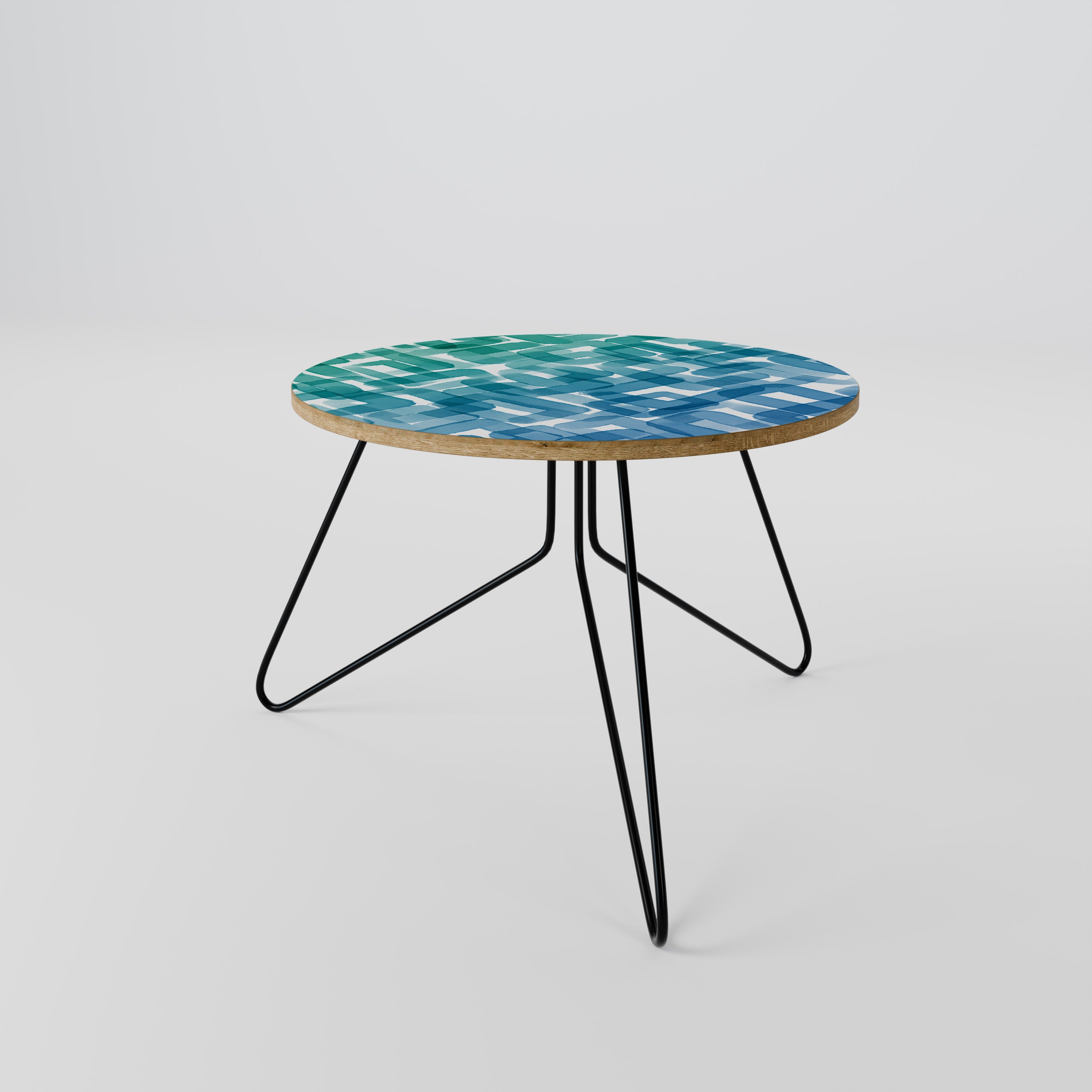 TURQUOISE RECTANGLES Coffee Table