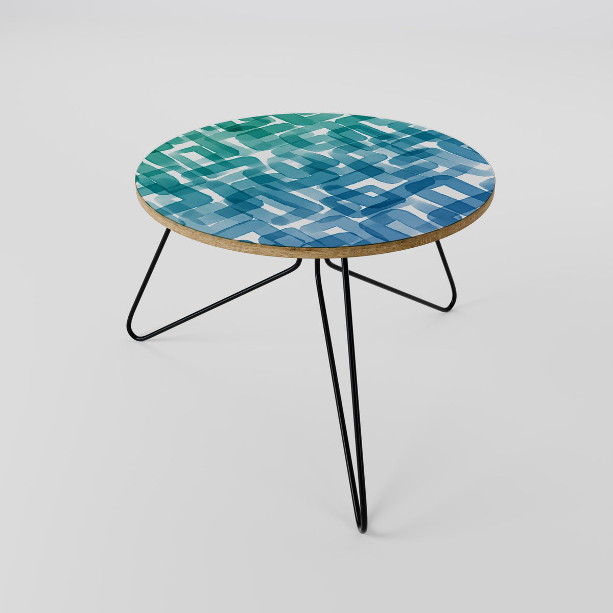 TURQUOISE RECTANGLES Couchtisch