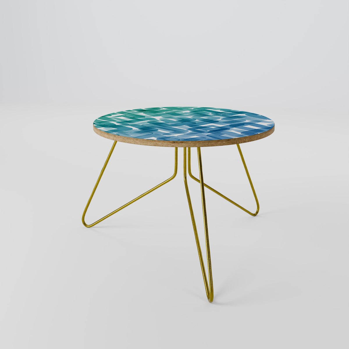 TURQUOISE RECTANGLES Couchtisch