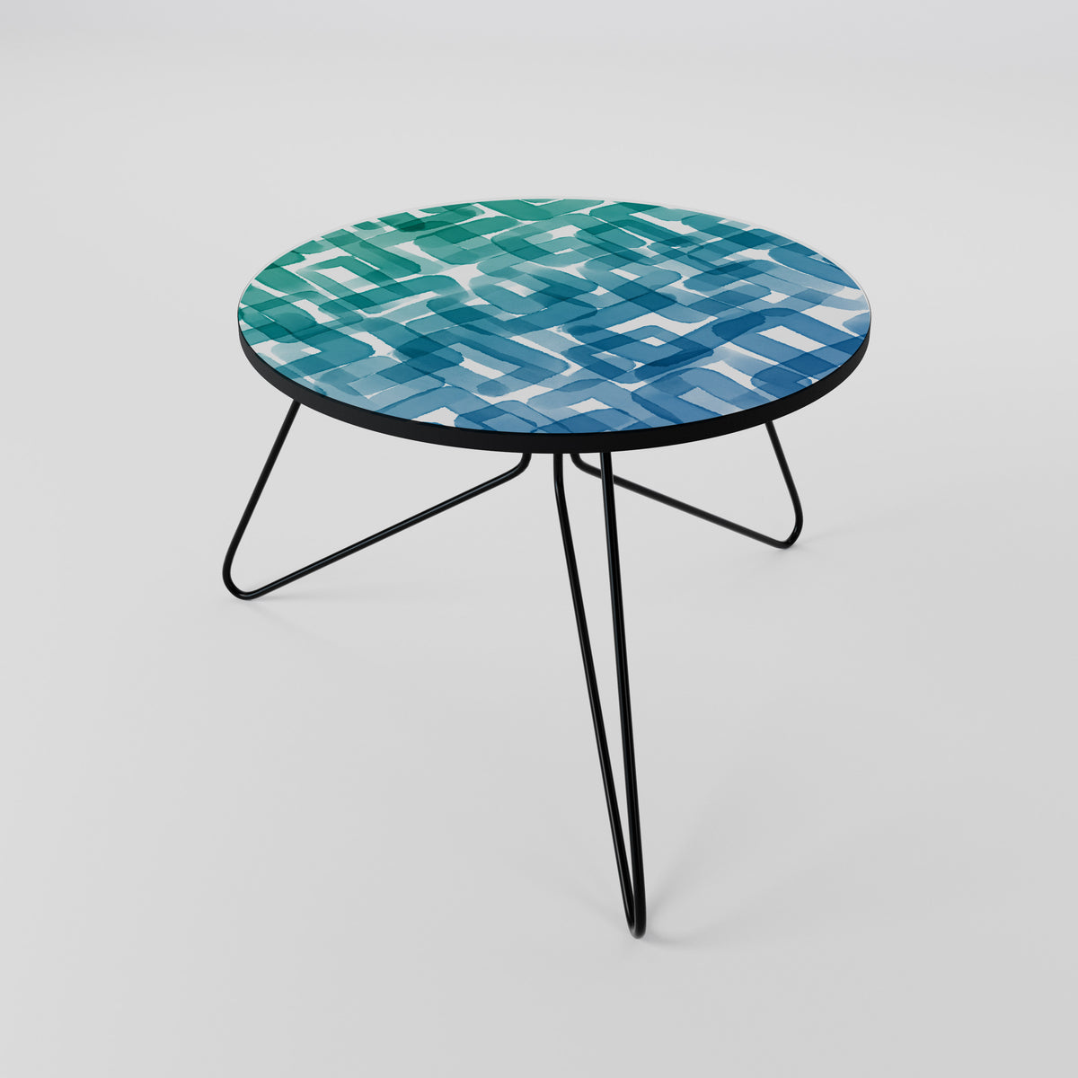 TURQUOISE RECTANGLES Couchtisch