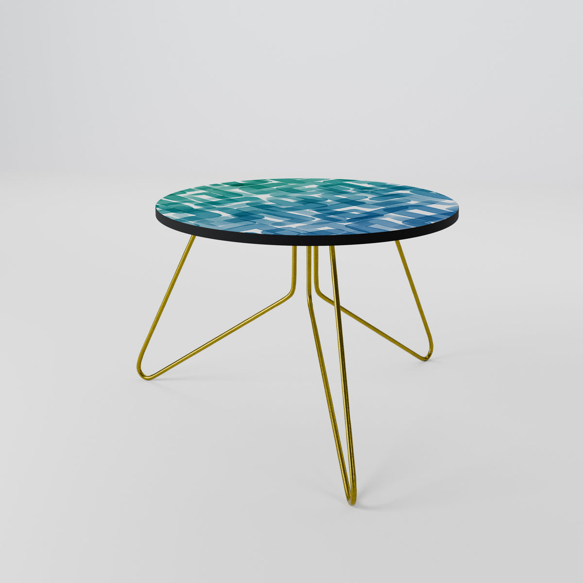 TURQUOISE RECTANGLES Couchtisch