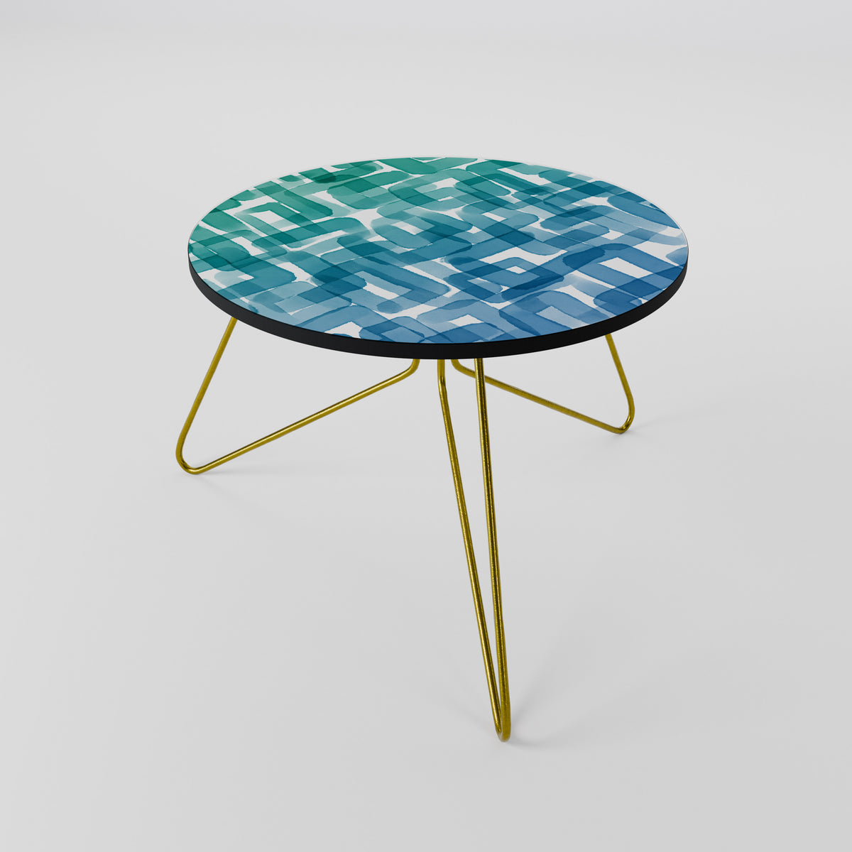 TURQUOISE RECTANGLES Couchtisch