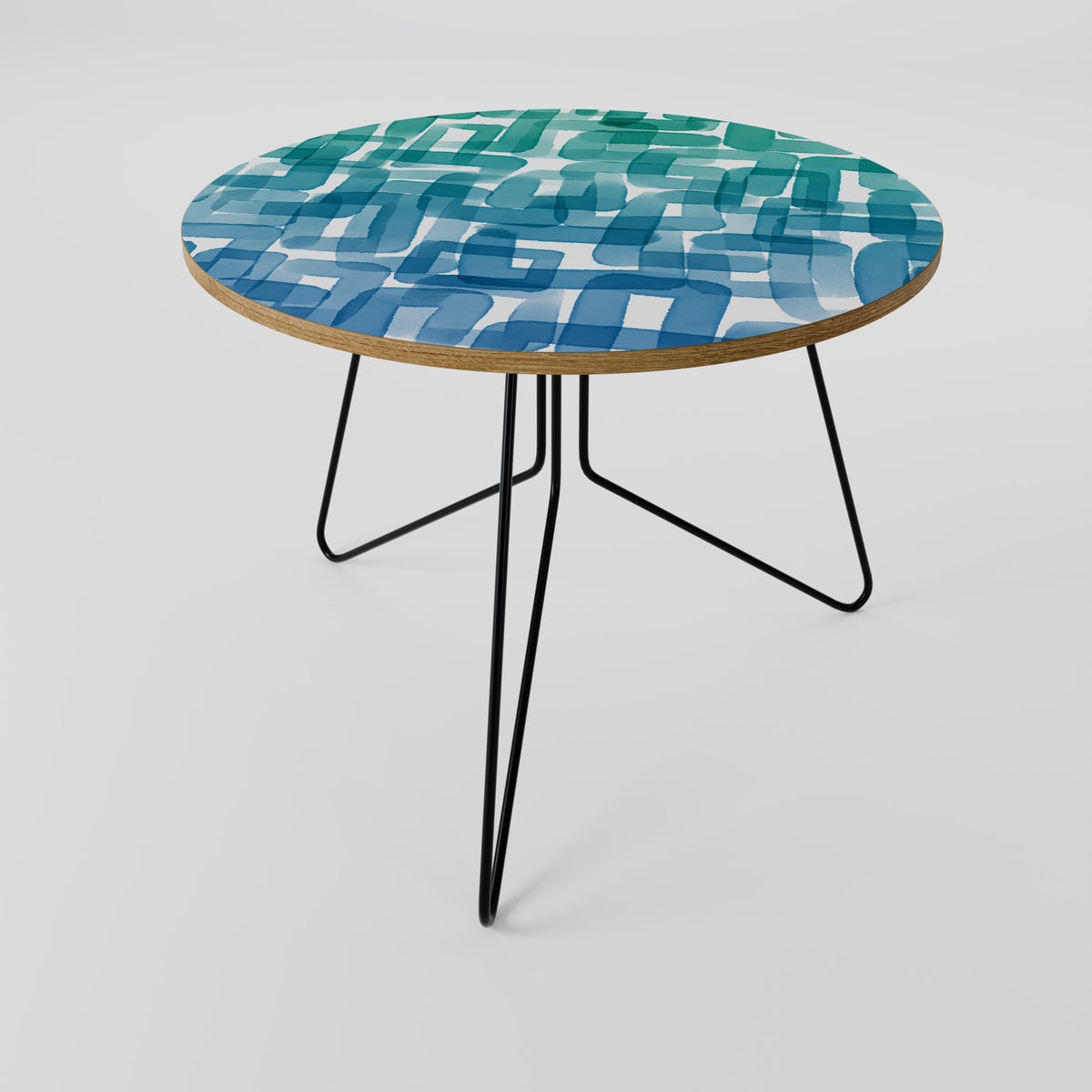 TURQUOISE RECTANGLES Couchtisch