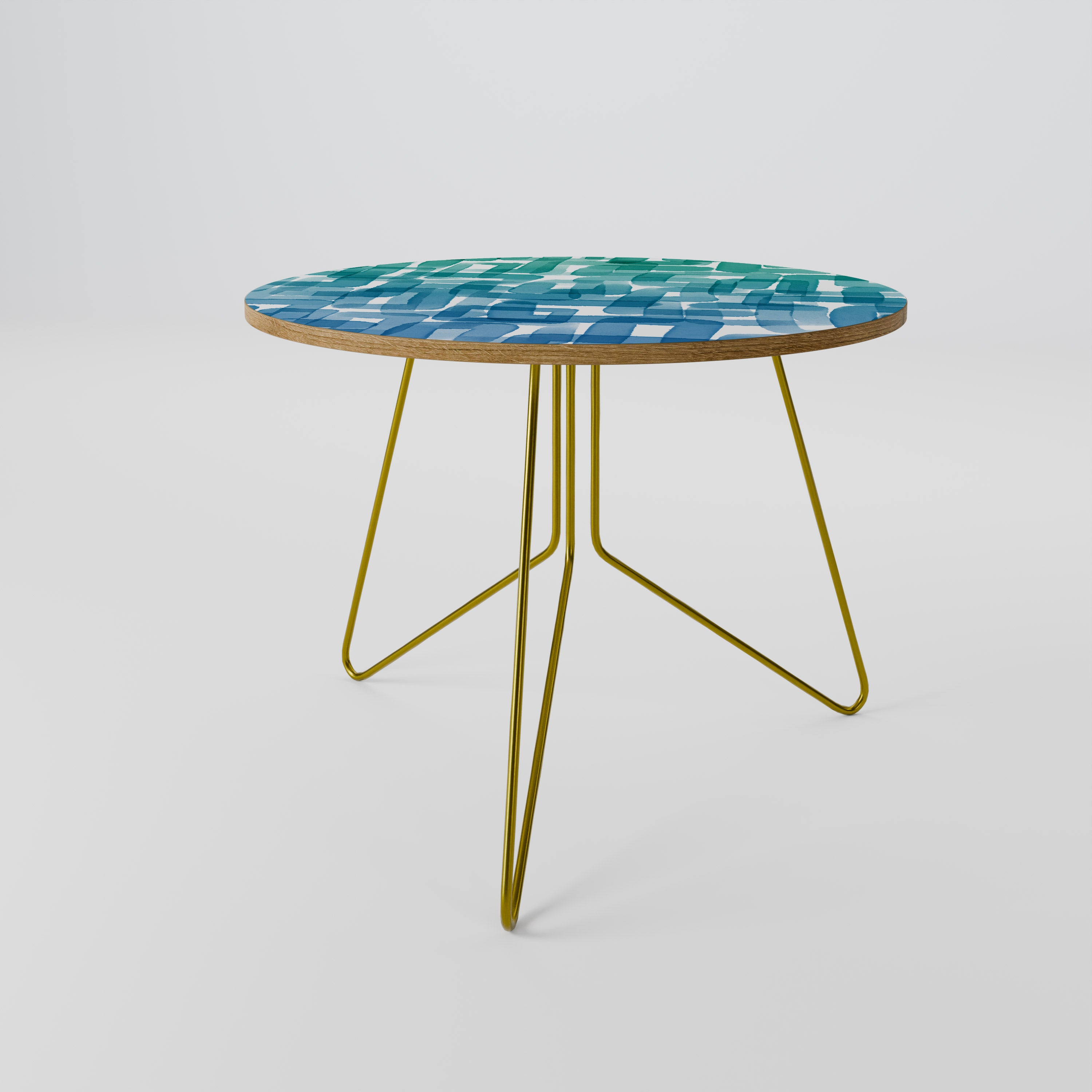 TURQUOISE RECTANGLES Coffee Table