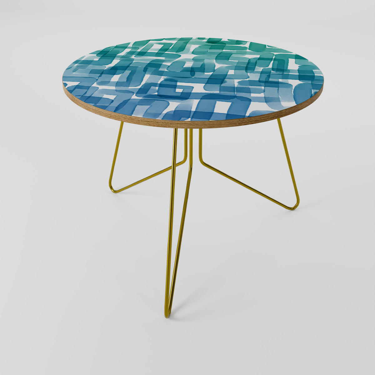 TURQUOISE RECTANGLES Couchtisch