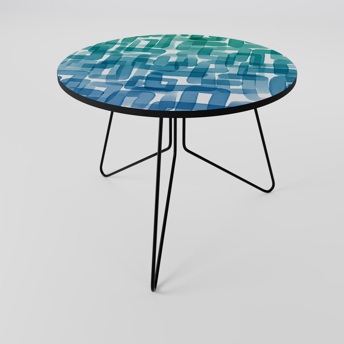 TURQUOISE RECTANGLES Couchtisch