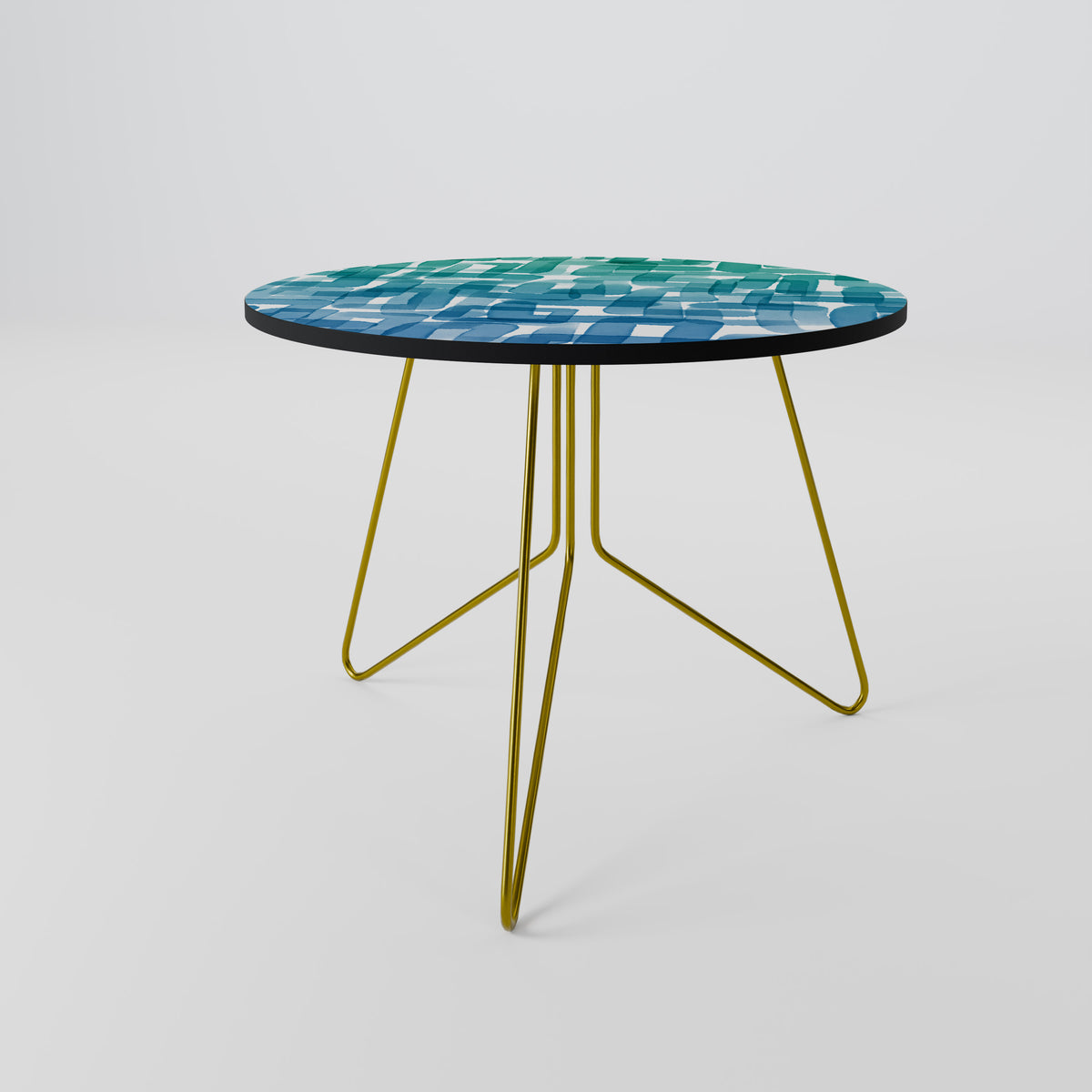 TURQUOISE RECTANGLES Couchtisch