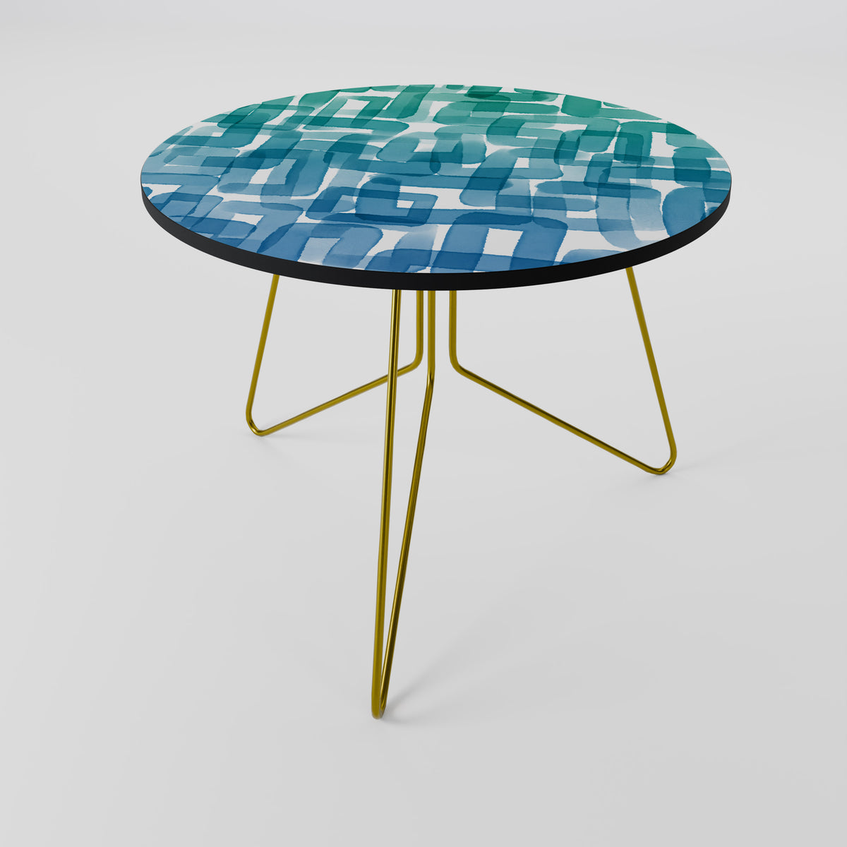 TURQUOISE RECTANGLES Couchtisch