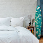 TURQUOISE RECTANGLES Surfboard Decorative Panel