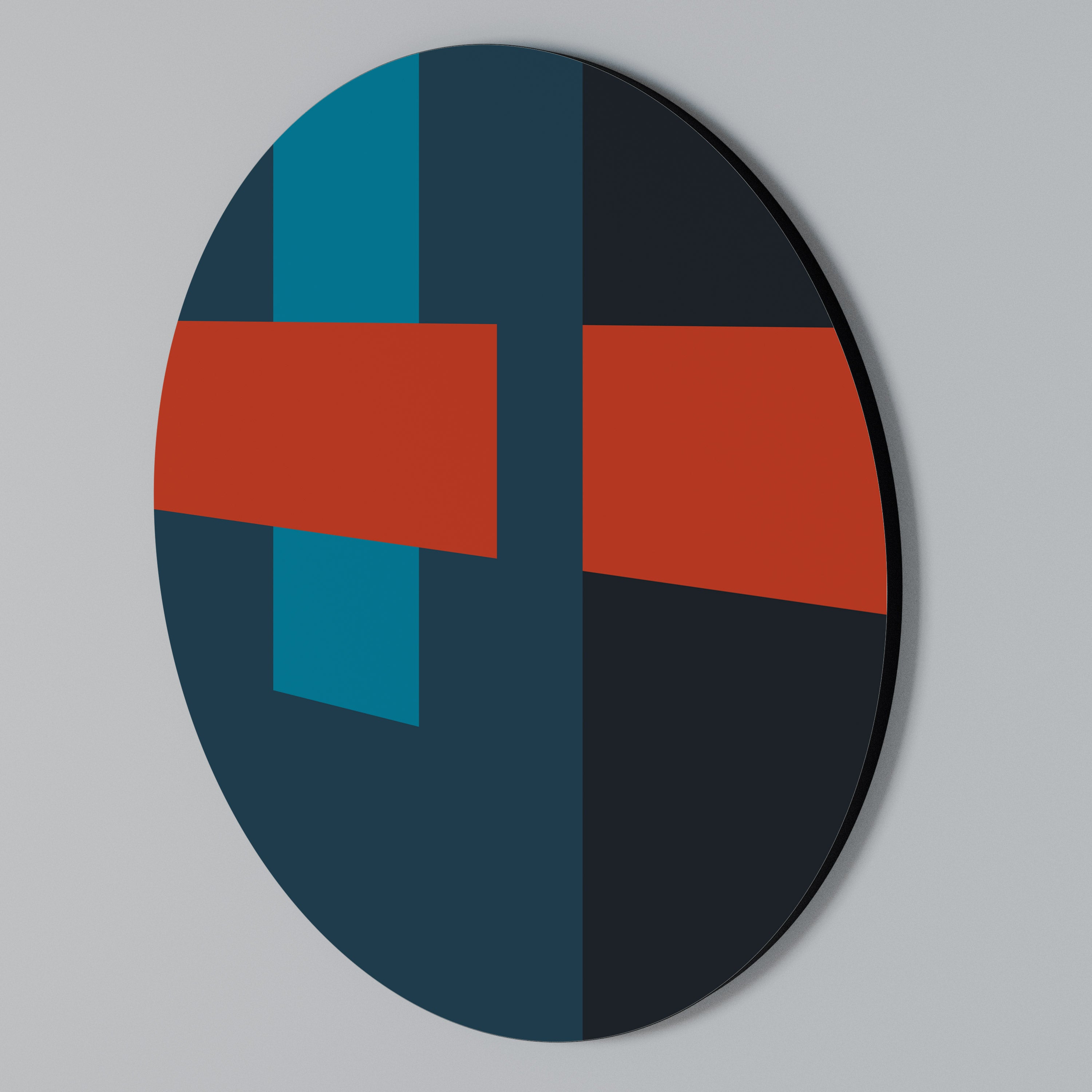 DARK MELANCHOLY Rundes Wandbild