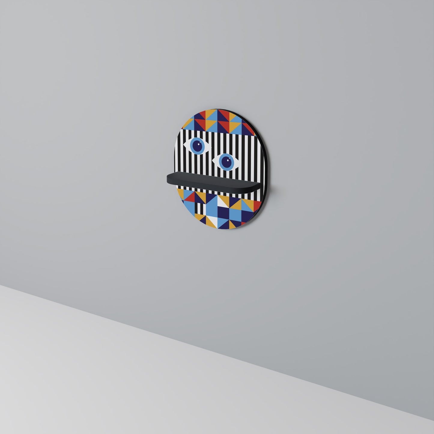 ABSTRACTION AND GEOMETRY Dekoratives Wandregal