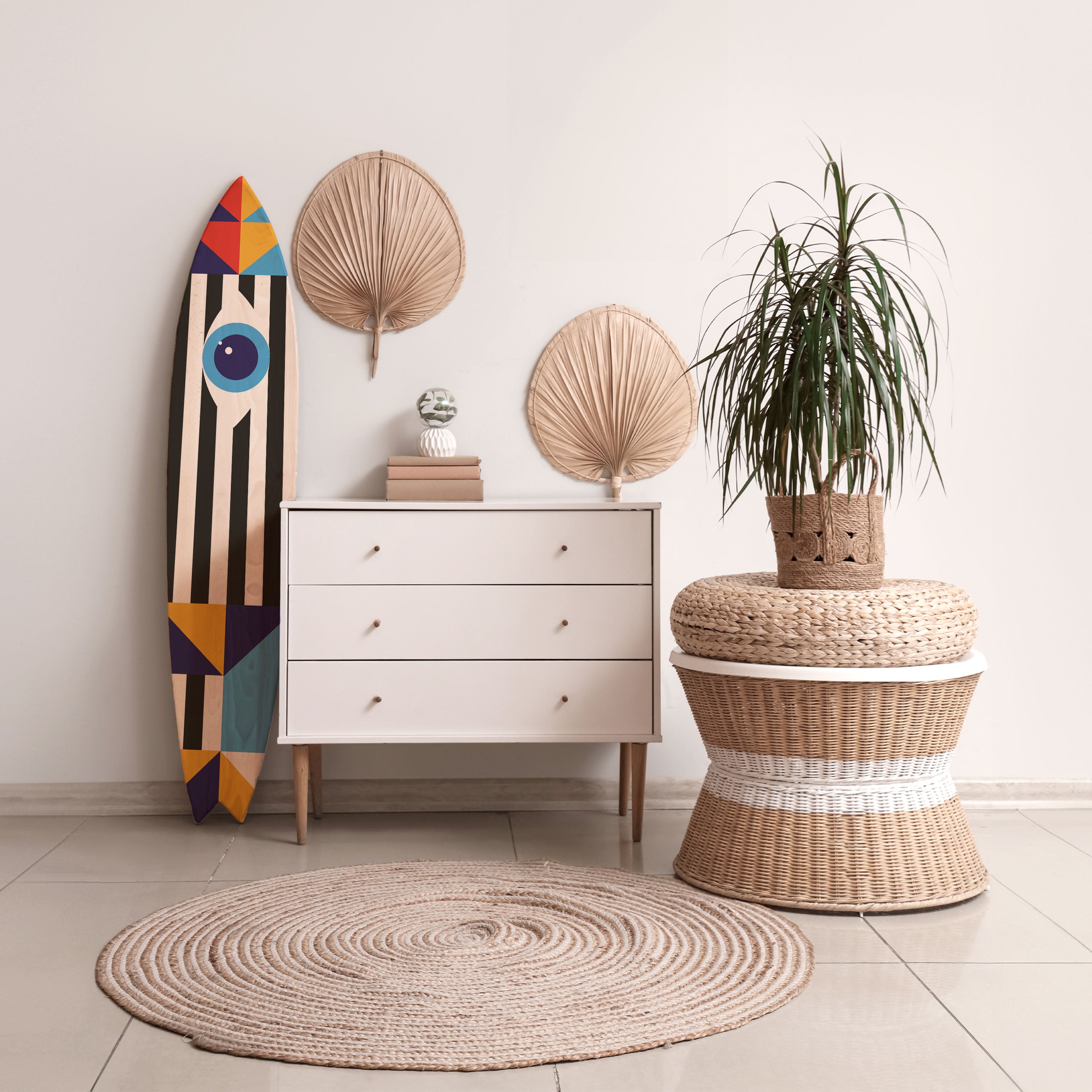 ABSTRACTION AND GEOMETRY Deko-Surfboard