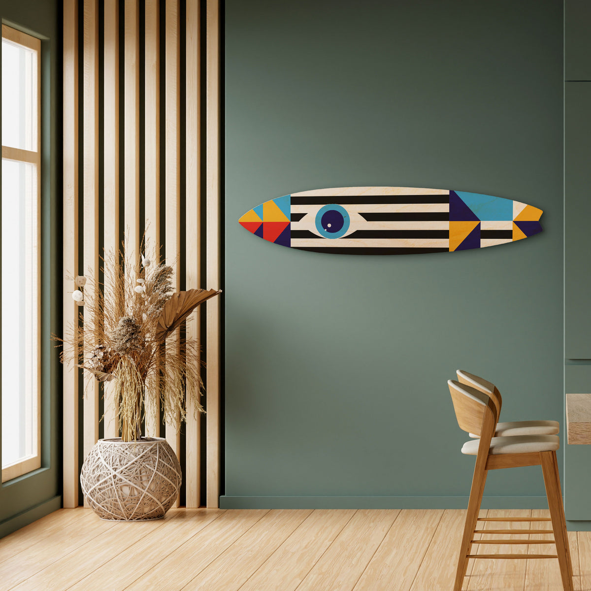 ABSTRACTION AND GEOMETRY Surfboard Decorative Panel