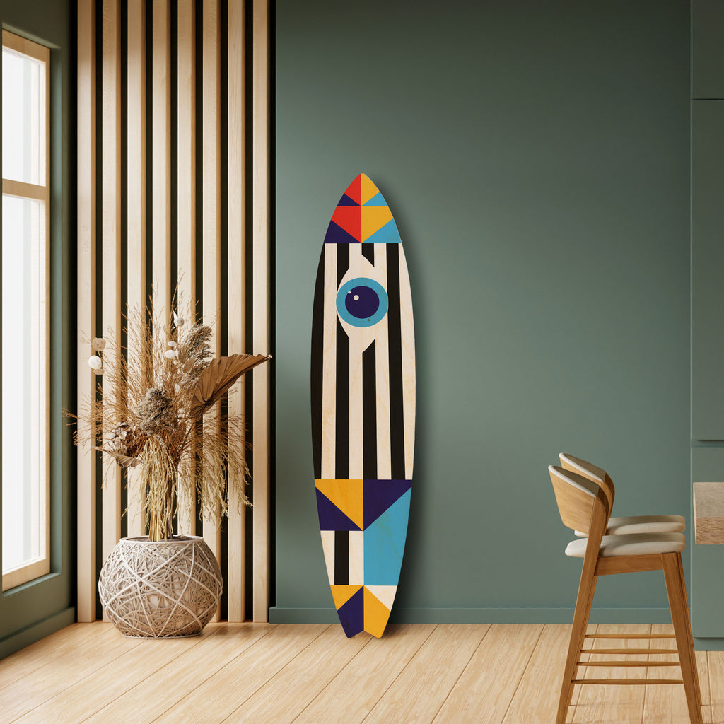 ABSTRACTION AND GEOMETRY Surfboard Decorative Panel
