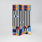 ABSTRACTION AND GEOMETRY Dekorativer Paravent - 3-teilig