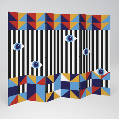 ABSTRACTION AND GEOMETRY 6-teiliger Paravent