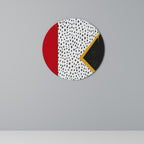 BOLD RETRO REVERIE Runde Wanddekoration Ø 69 cm