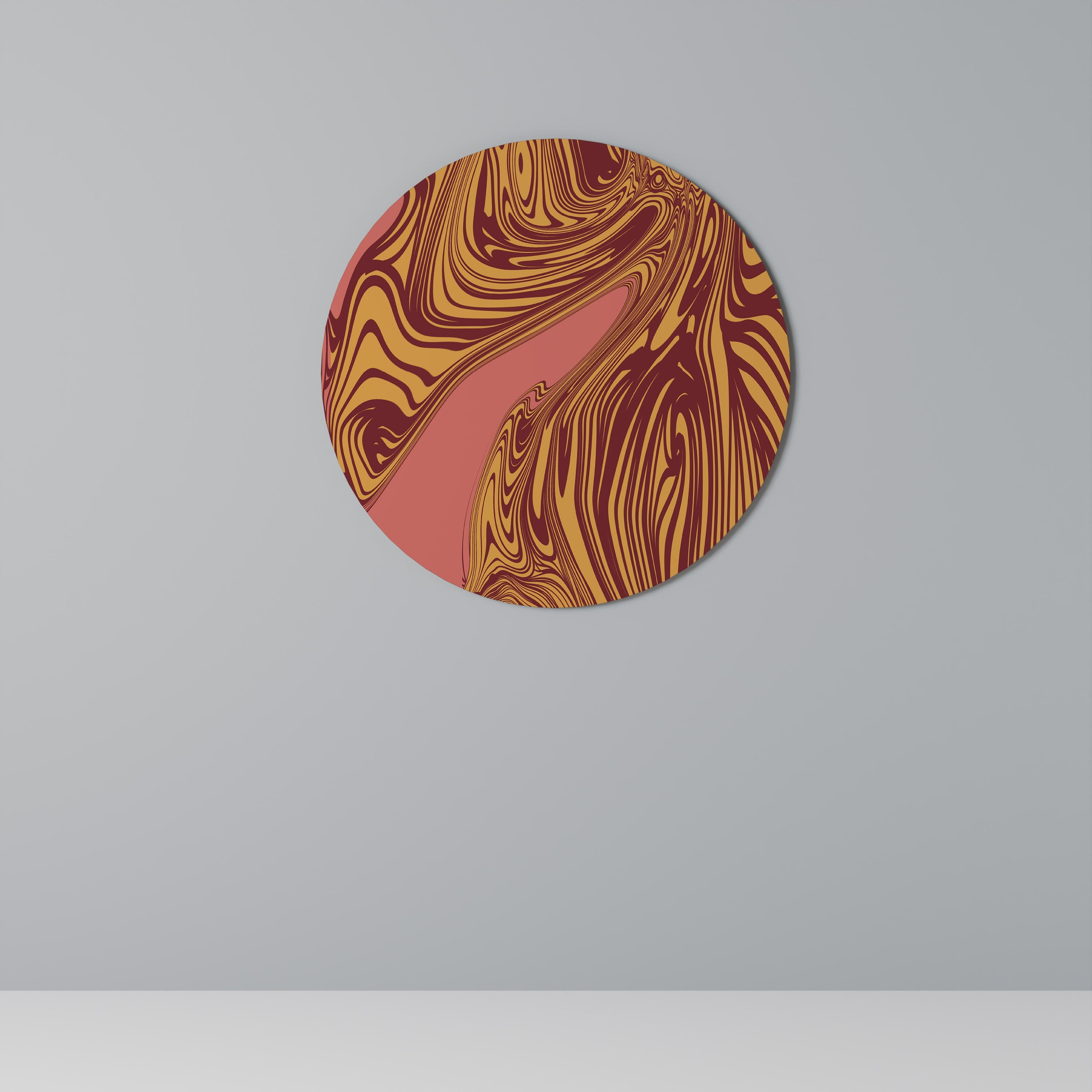 FLOATING THOUGHTS Runde Wanddekoration Ø 69 cm