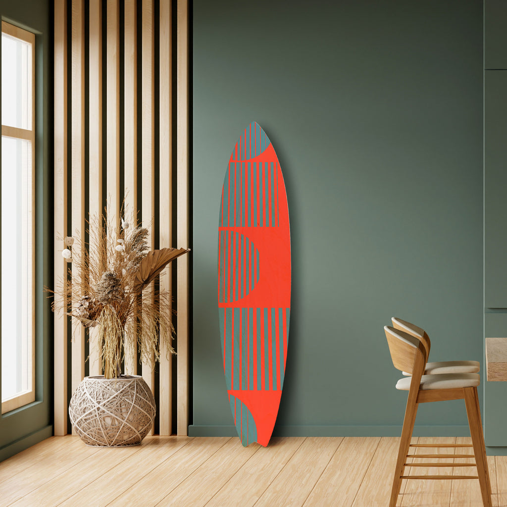 RISING GEOMETRY STARS Deko-Surfboard