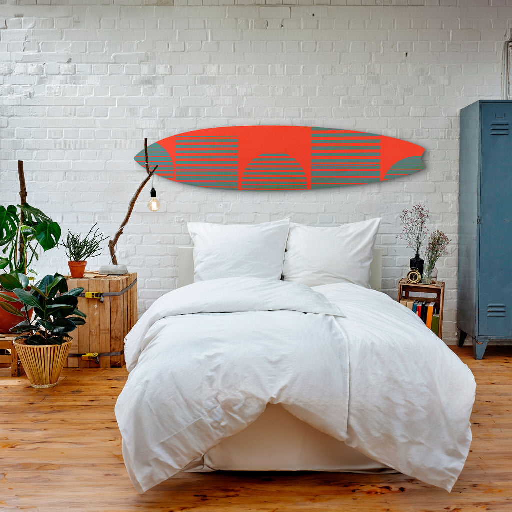 RISING GEOMETRY STARS Deko-Surfboard