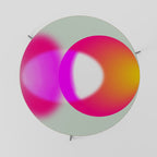 SYMPHONY OF COLORS Couchtisch Ø 69 cm