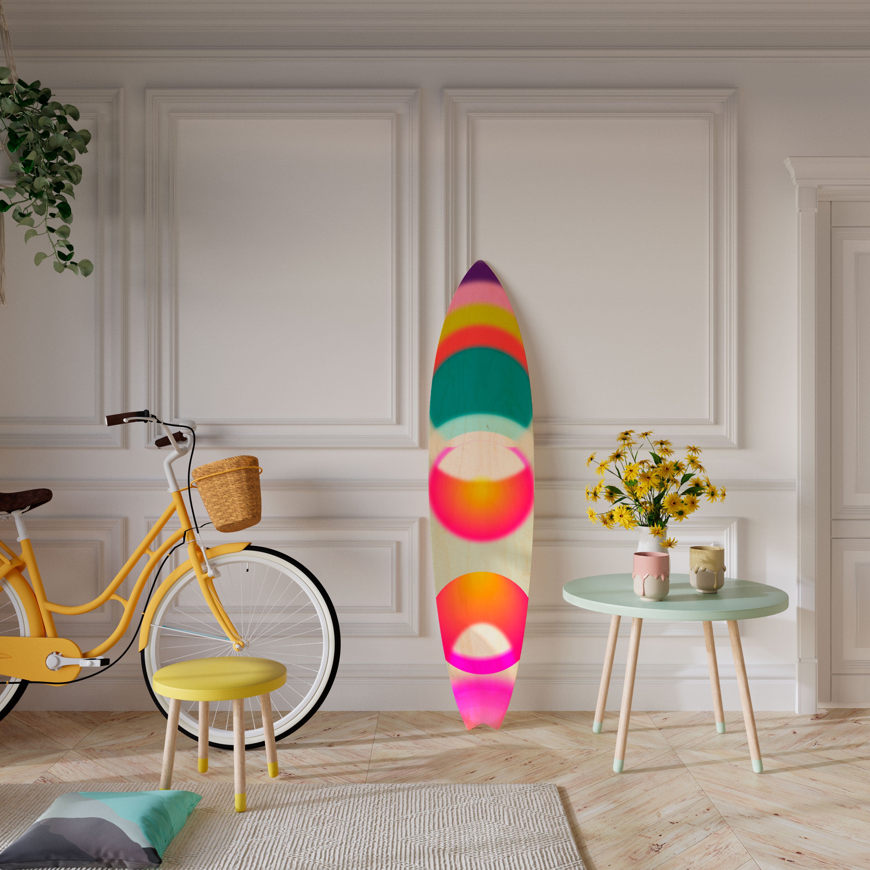 SYMPHONY OF COLORS Deko-Surfboard
