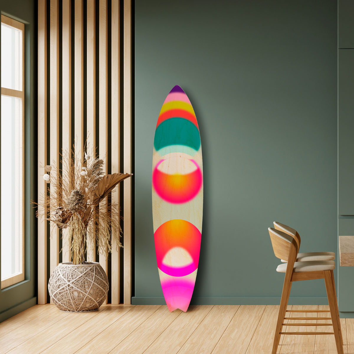 SYMPHONY OF COLORS Deko-Surfboard