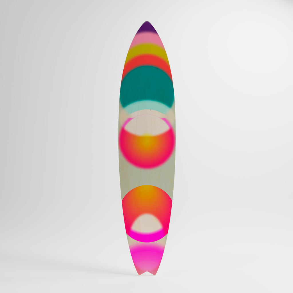 SYMPHONY OF COLORS Deko-Surfboard