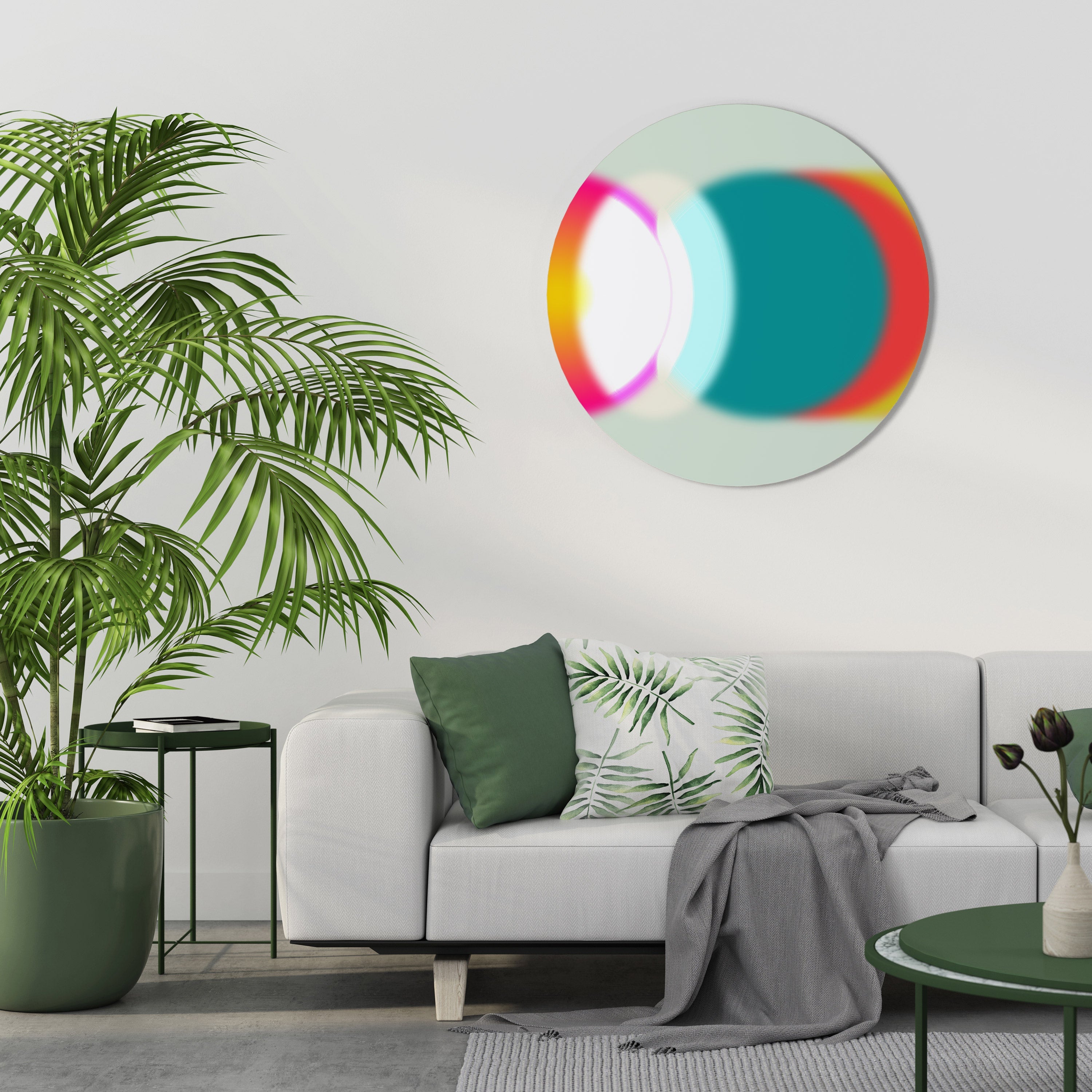 GATEWAY TO MAGIC Runde Wanddekoration Ø 69 cm