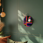 BLINDED BY THE LIGHTS Ovales Kunstregal in Eiche-Optik