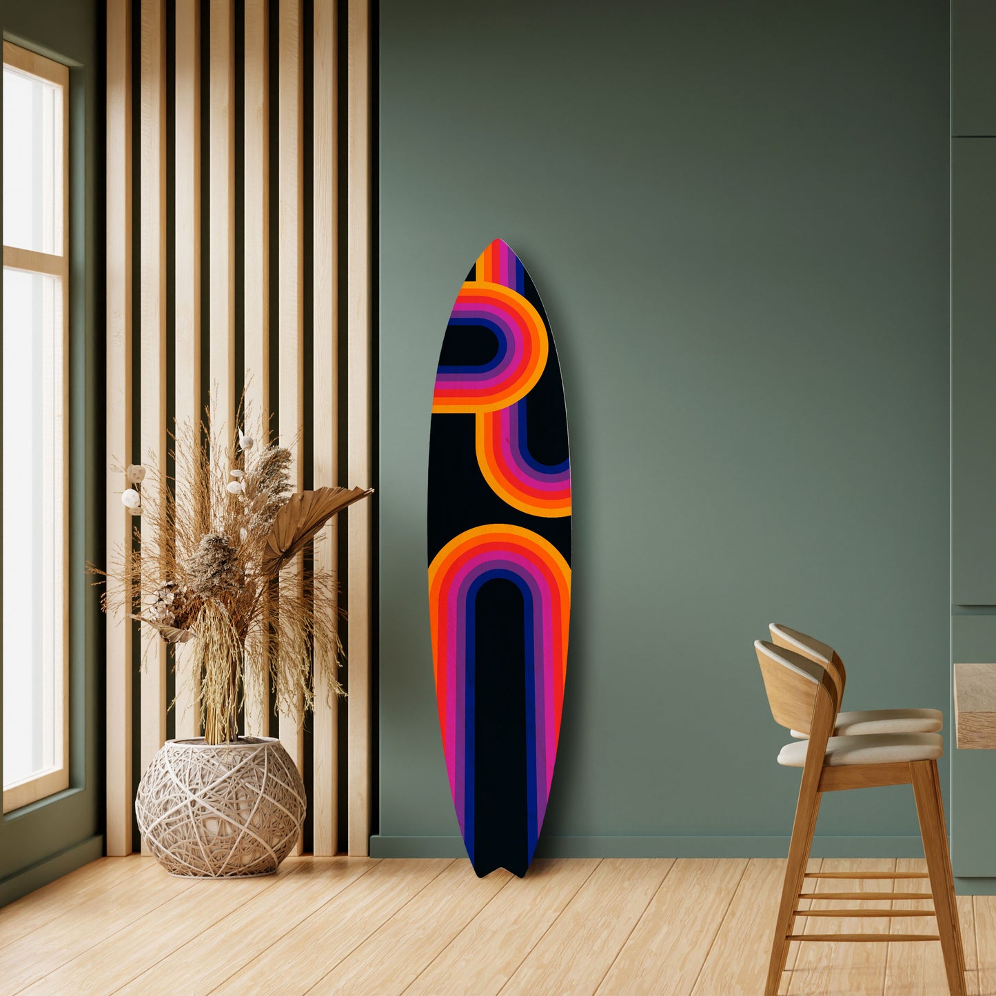 BLINDED BY THE LIGHTS Deko-Surfboard