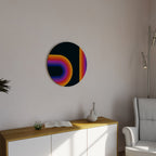 BLINDED BY THE LIGHTS Runde Wanddekoration Ø 69 cm