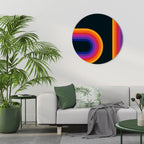 BLINDED BY THE LIGHTS Runde Wanddekoration Ø 69 cm