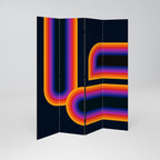 BLINDED BY THE LIGHTS 4-teiliger Paravent