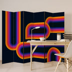 BLINDED BY THE LIGHTS Dekorativer Paravent - 6-teilig