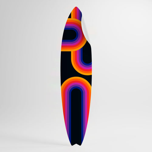 BLINDED BY THE LIGHTS Surfboard-Wandsticker