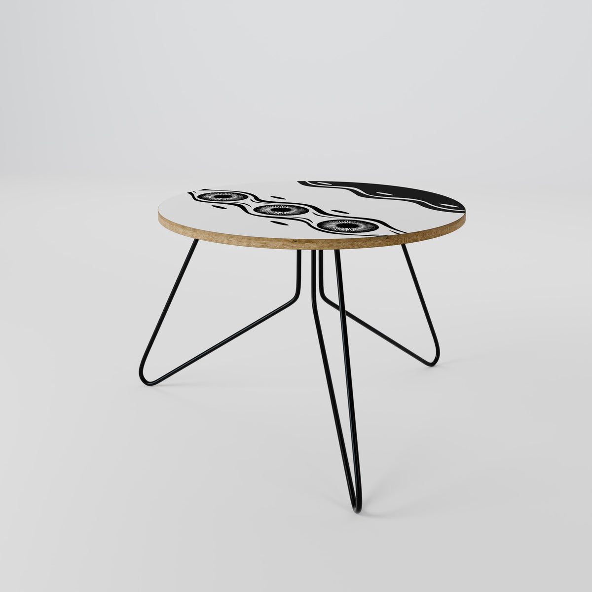 BOLD LINEAR DANCE Couchtisch