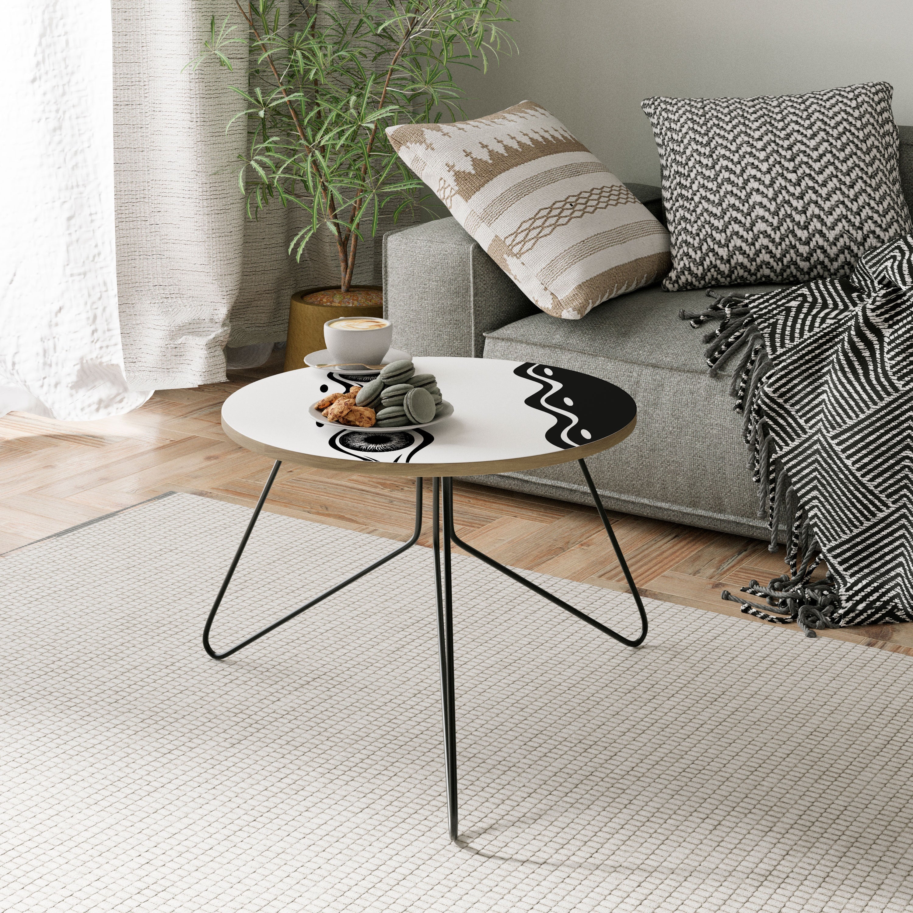 BOLD LINEAR DANCE Couchtisch 60