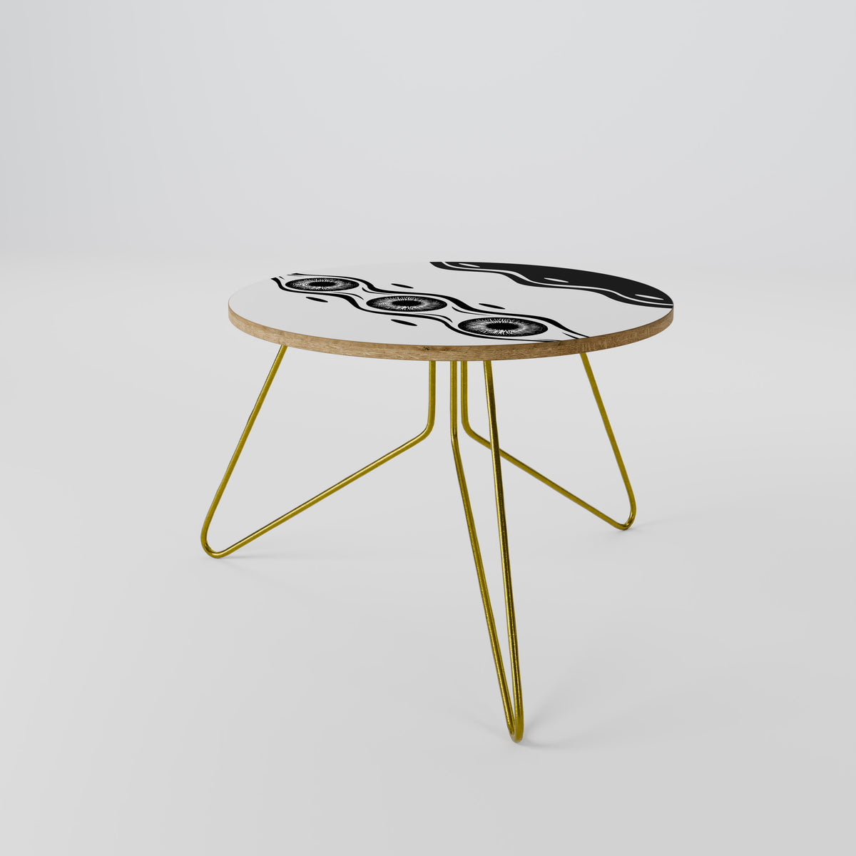 BOLD LINEAR DANCE Couchtisch