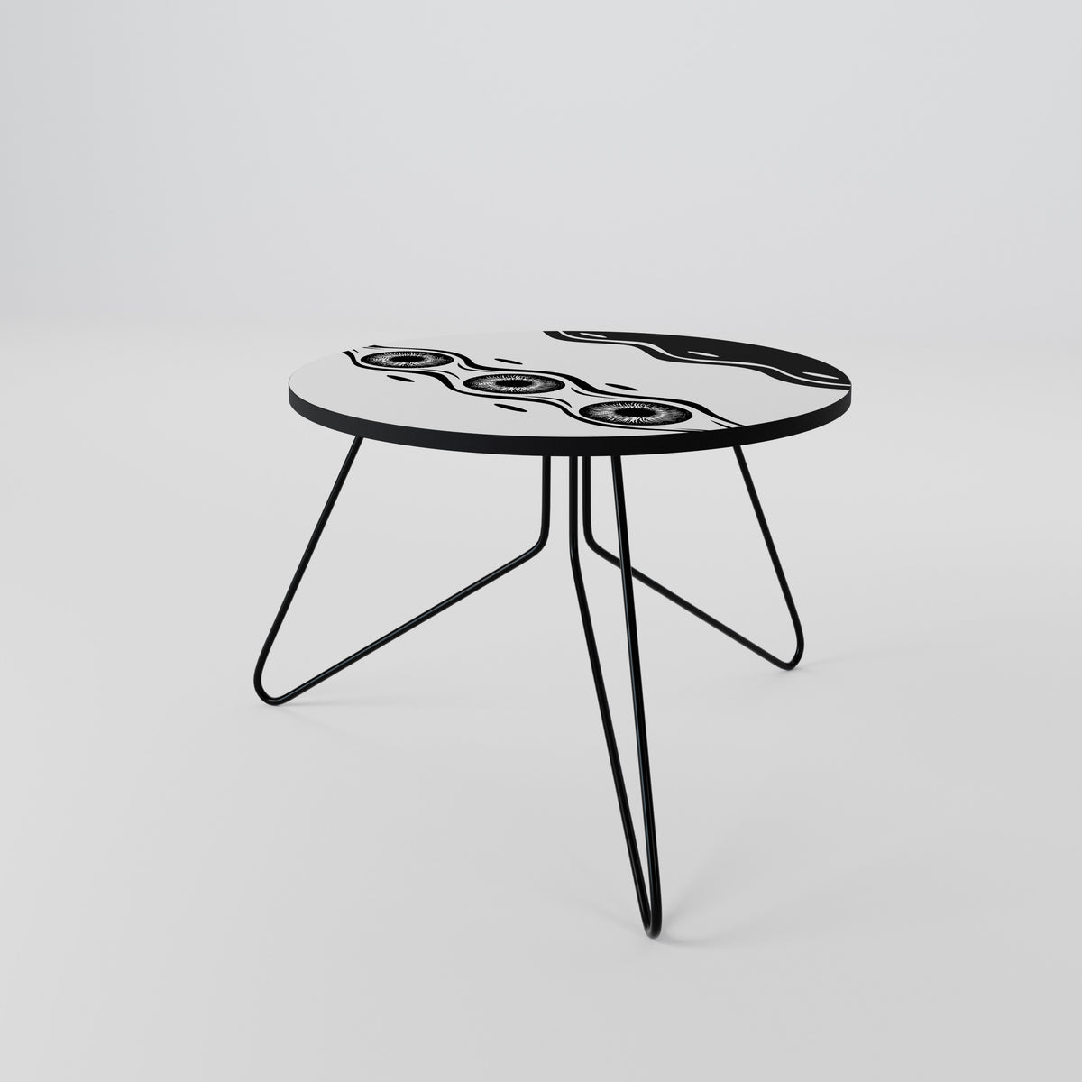 BOLD LINEAR DANCE Couchtisch