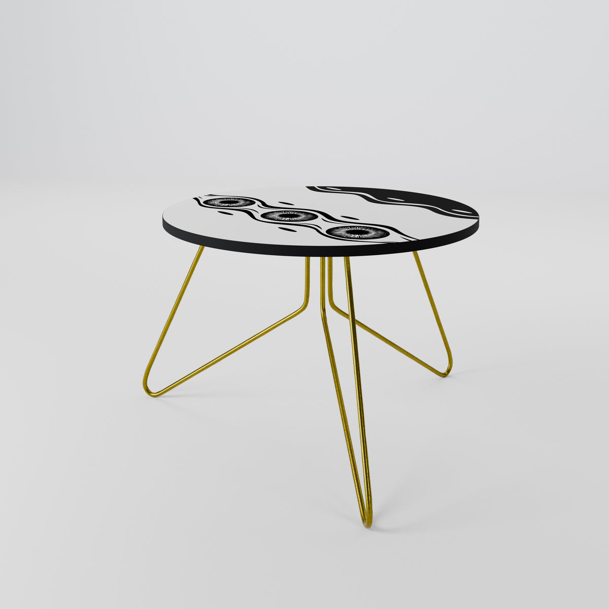 BOLD LINEAR DANCE Couchtisch