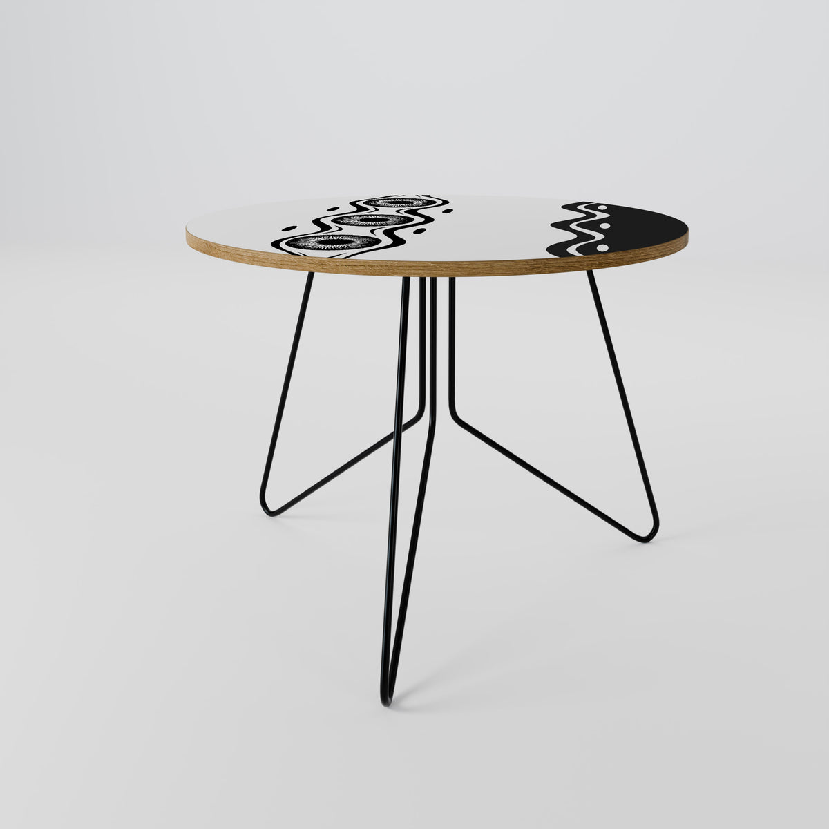 BOLD LINEAR DANCE Couchtisch