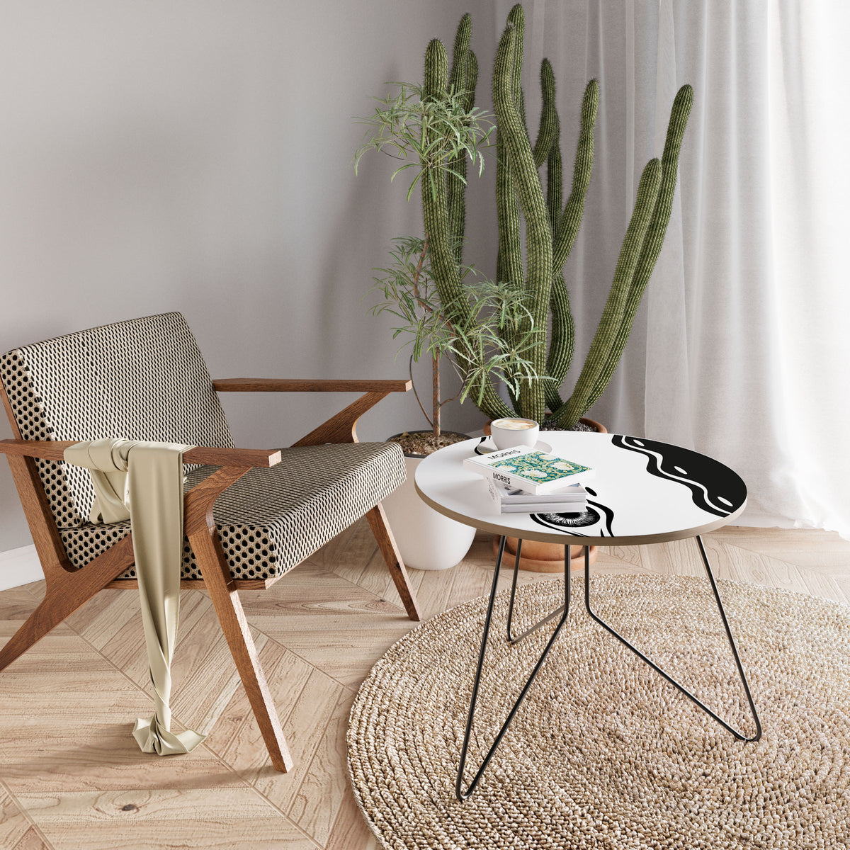 BOLD LINEAR DANCE Couchtisch