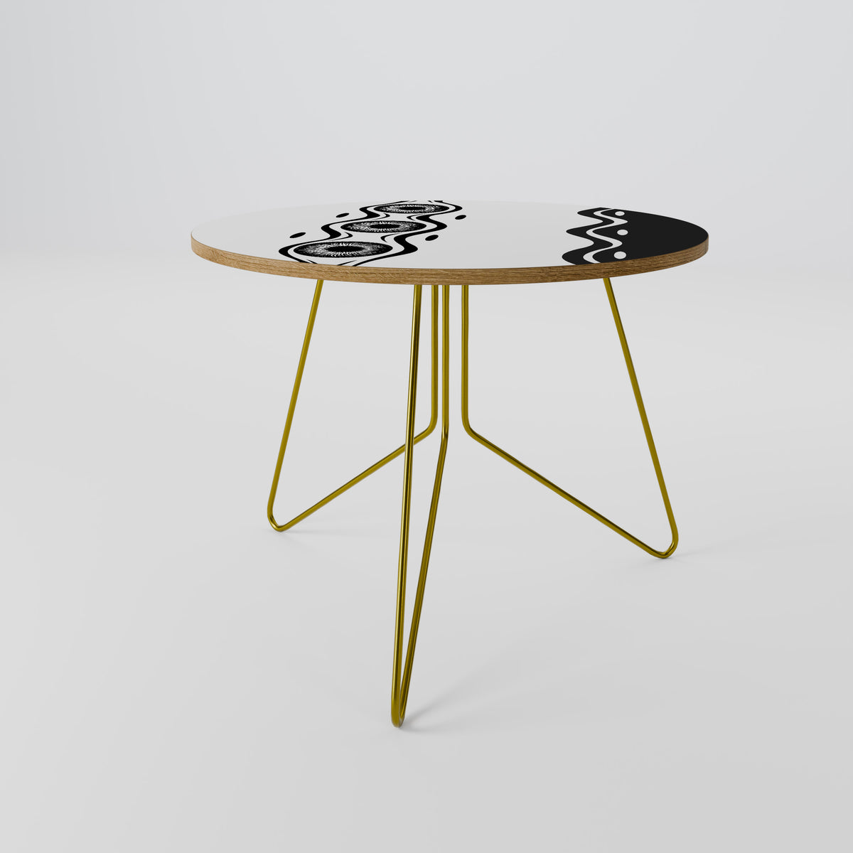 BOLD LINEAR DANCE Couchtisch